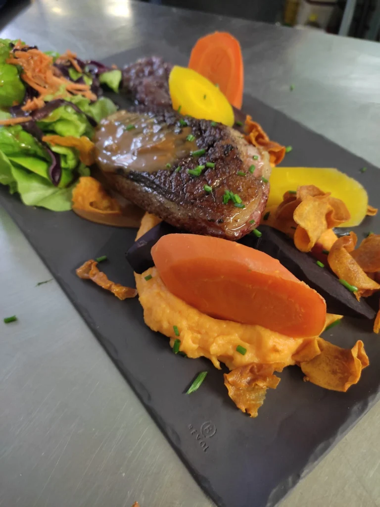 Magret de canard à la brasserie le Trublion